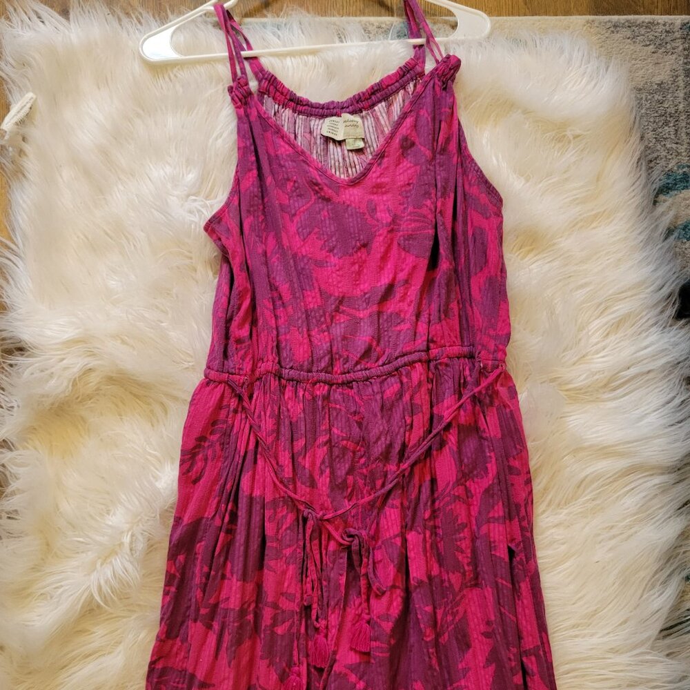 Anthropologie flower print dress